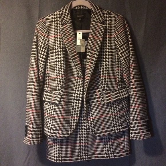 Talbots, New With Tags Plaid Wool Suit