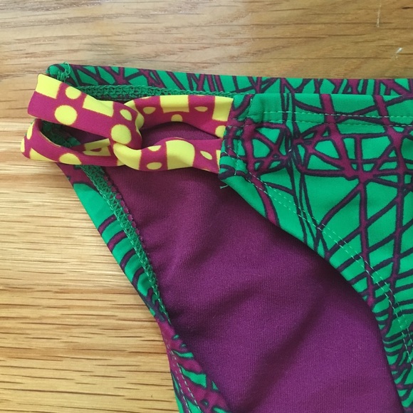 Multicolored patterned bikini bottoms - Picture 2 of 3