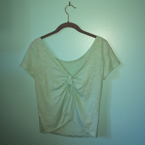 Mint Bow-back t-shirt - Picture 2 of 4