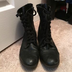 Black Combat Boots