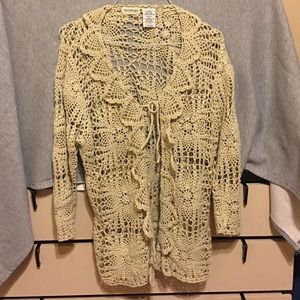 Crocheted cardigan