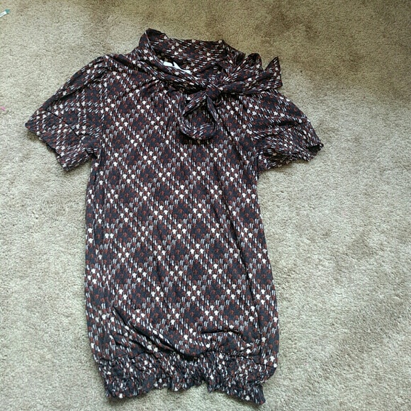 Charlotte Russe bow-neck blouse