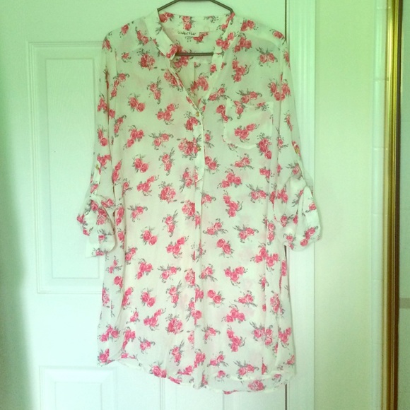 *NWOT* Wishful Park Pink Floral Dress