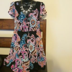Express flowered dress