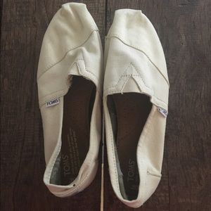 Cream canvas toms