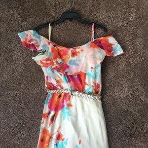 Floral printed dress!
