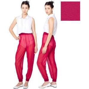 New Red American Apparel Micro Mesh Jumper Pant S