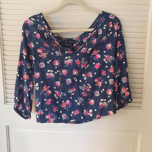 Silky V neck Blouse