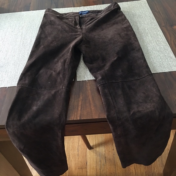 Ann Taylor Leather lined pants