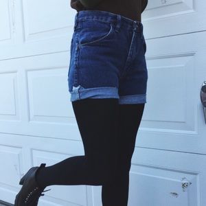 Homemade jean shorts