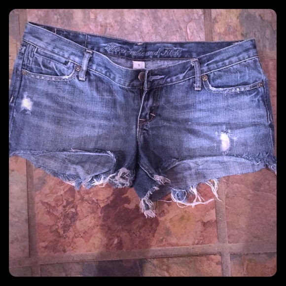 Abercrombie and Fitch cut-off jean shorts