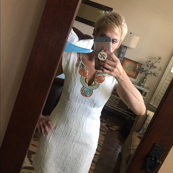 Embroidered Laundry by Shelly Segal dress size 4