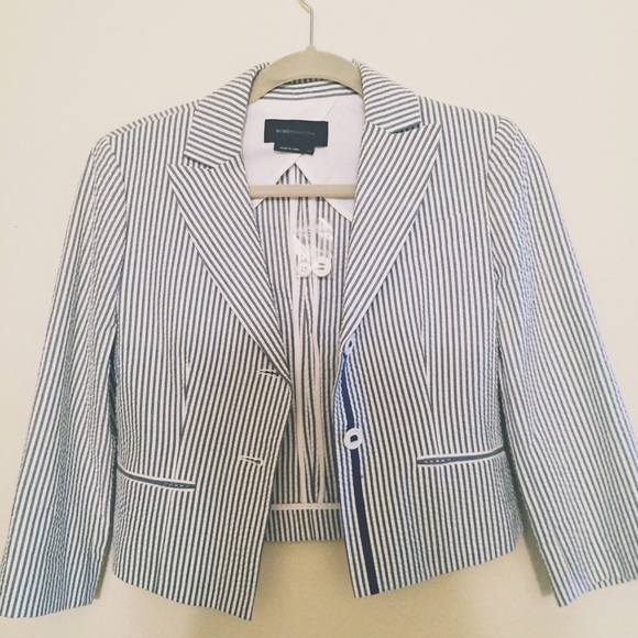 NWT Seersucker Blazer (XS)