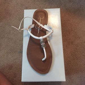 Jessica Simpson thong sandals