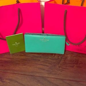 Kate Spade Seafoam Green Wallet