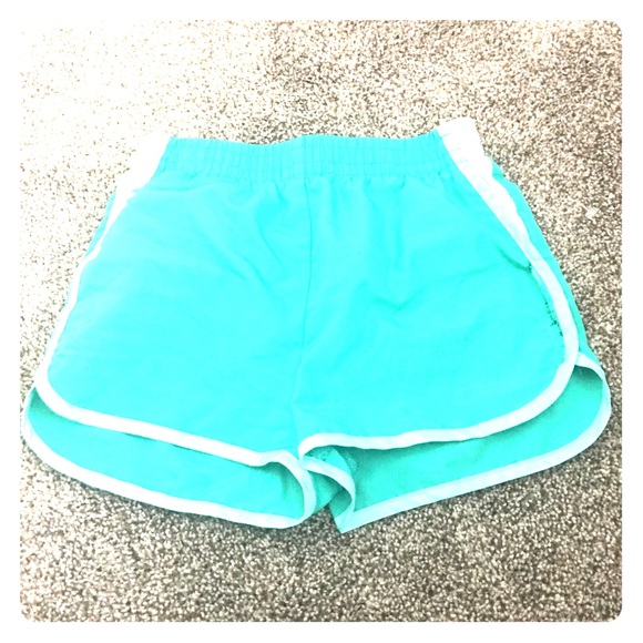 Teal shorts
