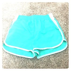 Teal shorts