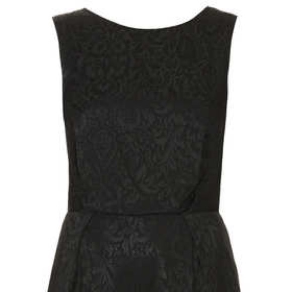 Jacquard Lace Black Playsuit from top shop - Picture 2 of 4