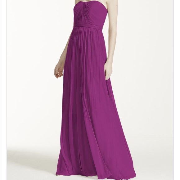 David's Bridal Versa Convertible Mesh Dress