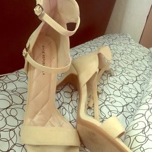 Suede heels