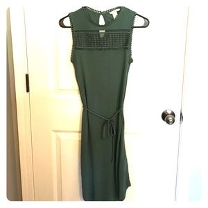 Green summer dress