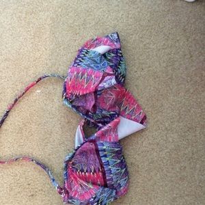 Colorful bikini top