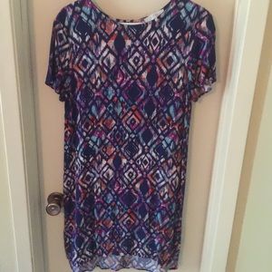 Bright colored shift dress-great for summer!