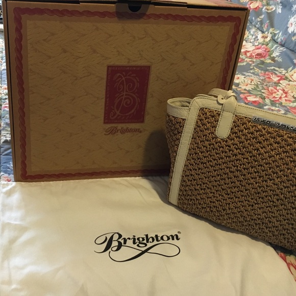 NWT Brighton straw handbag - Picture 1 of 3