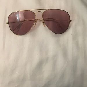 Authentic polarized Ray Ban Aviators