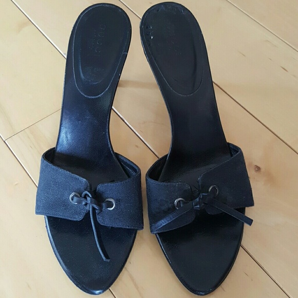 Gucci black sandals