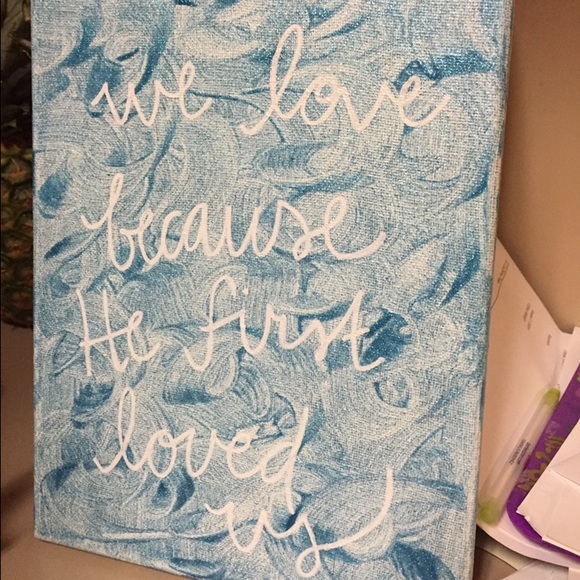 Bible verse canvas