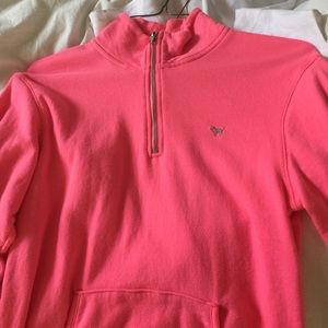 PINK Half Zip Sweatshirt