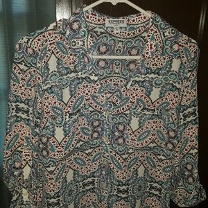EXPRESS SLIM FIT PORTOFINO SIZE M PAISLEY