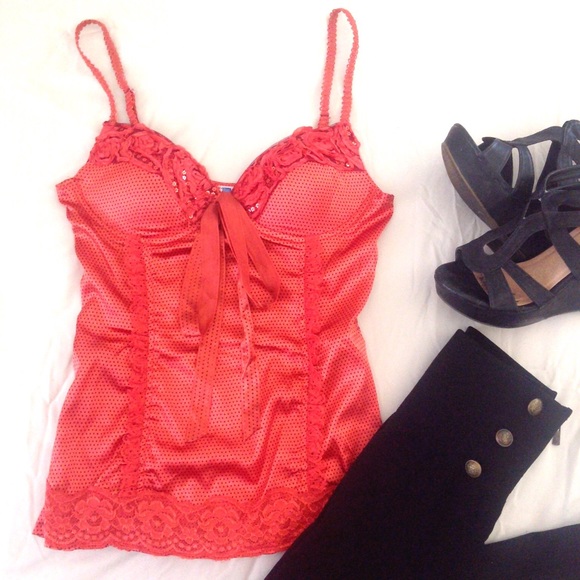 Tops - 🔴SOLD🔴 corset style tank top