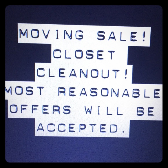 Everything must go!