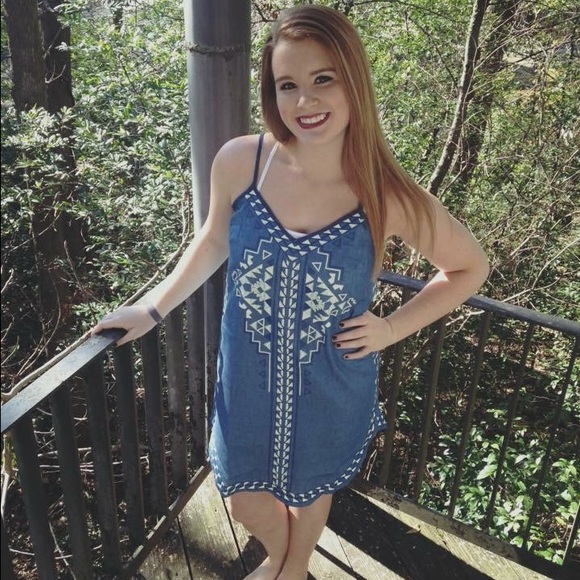 Flying Tomato Aztec Strappy Dress *PENDING SALE