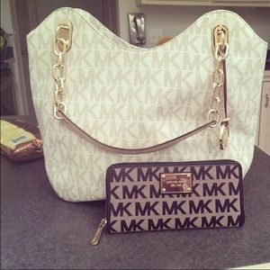 Michael Kors purse and wallet