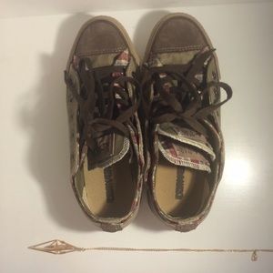 @CONVERSE VINTAGE Double Layer Plaid and Green