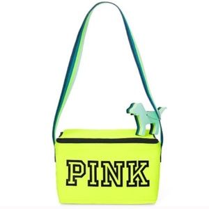 Victoria's Secret PINK cooler Lunch box +Key Chain