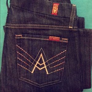 7 For All Mankind bejeweled designer jeans