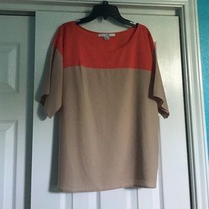 Forever 21 color block blouse