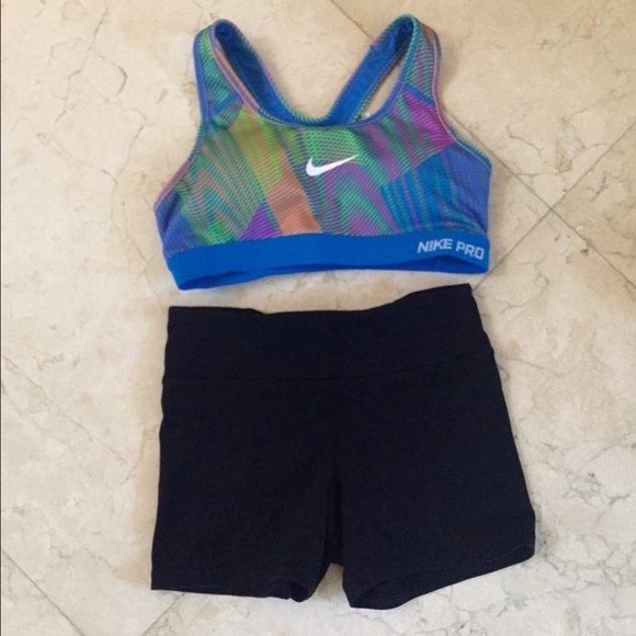 Black American Eagle Tight Shorts