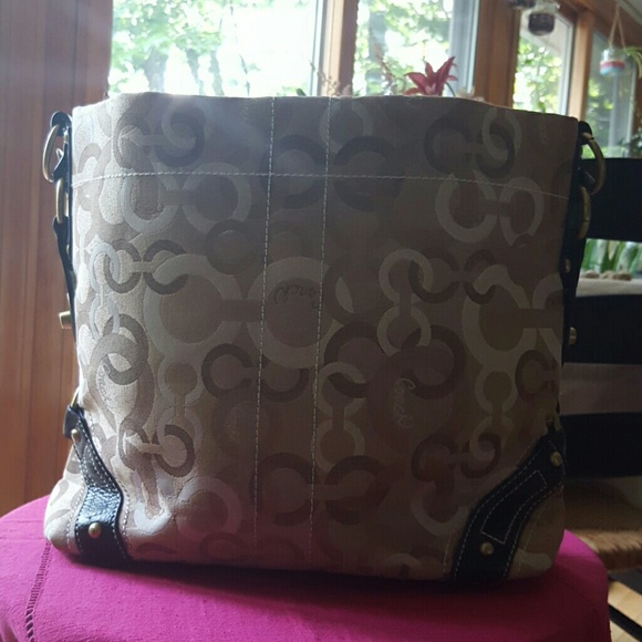 COACH Handbag with Leather Strap