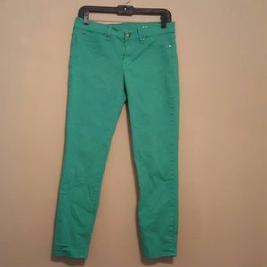 Green jeggings