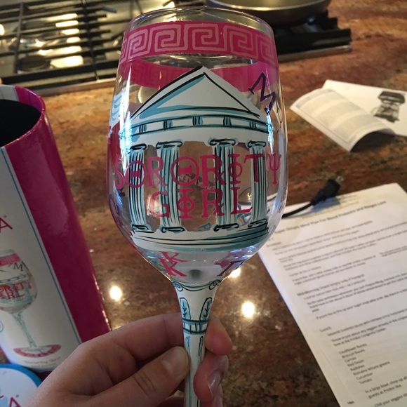 Sorority Girl Wine Glass