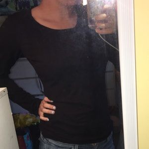 Black Long Sleeved T Shirt