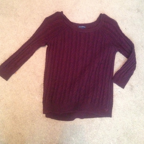3/4 sleeve length sweater