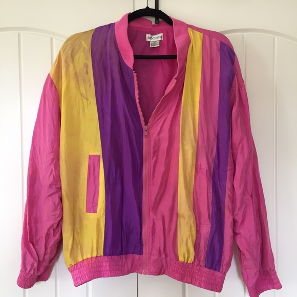 80s bomber windbreaker