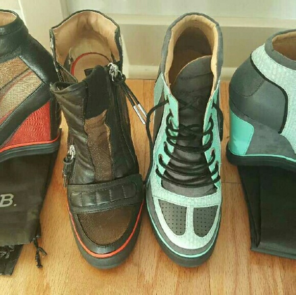 L.A.M.B sneaker wedges