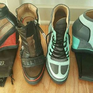 L.A.M.B sneaker wedges